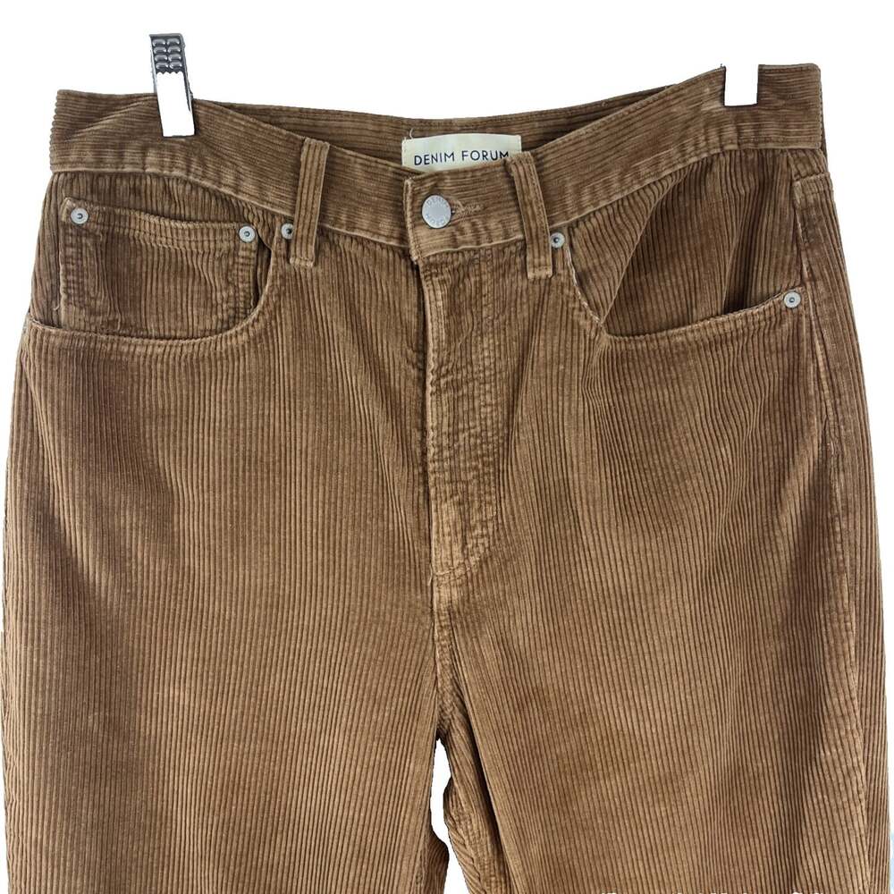Denim Forum Joni High Rise Loose Cordoroy Pants Women’s Size 30